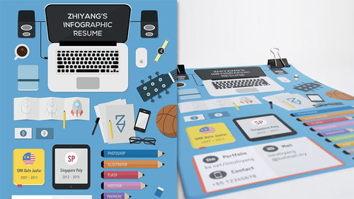 如何做一张信息图风格的设计师简历 以小豚信息为例的创意实践指南